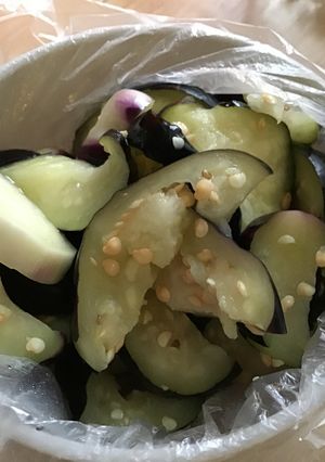 台所無くてもできるナスの塩揉み-レシピのメイン写真