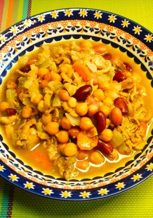 ミックスビーンズスープカレー水煮缶で時短-レシピのメイン写真