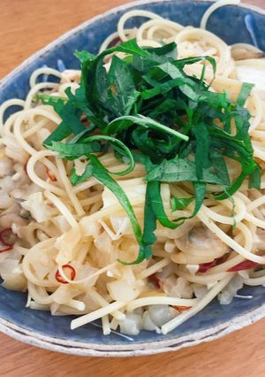 シーフード醤油バターパスタ-レシピのメイン写真