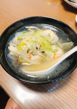 鶏ガラ生姜塩スープ-レシピのメイン写真