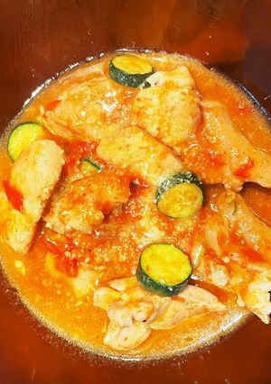 簡単シンプル！ダシダで鶏もも肉のトマト煮-レシピのメイン写真