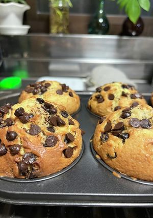 ホットケーキミックスチョコチップマフィン-レシピのメイン写真