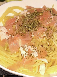 なすと生ハムの冷製パスタ-レシピのメイン写真
