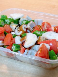 さっぱり!夏野菜の塩昆布あえ-レシピのメイン写真