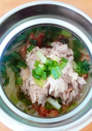 冷たいツナキムチうどん-レシピのメイン写真