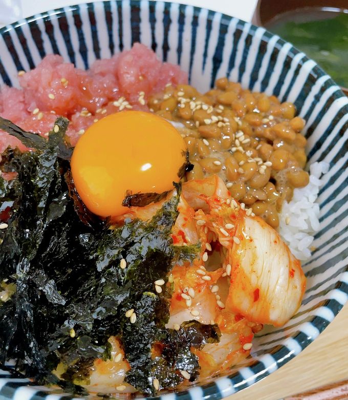 ねぎとろ納豆キムチ丼-レシピのメイン写真