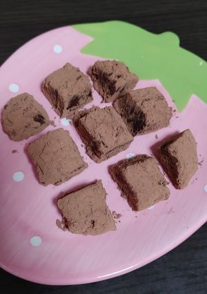 材料3つ チョコ不使用 簡単生チョコ-レシピのメイン写真