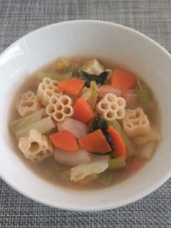 野菜たっぷり満腹マカロニスープ-レシピのメイン写真