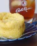 コーンスープ風味★もっちりレンジ蒸しパン