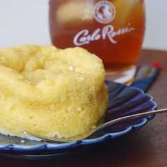 รูปของ コーンスープ風味★もっちりレンジ蒸しパン