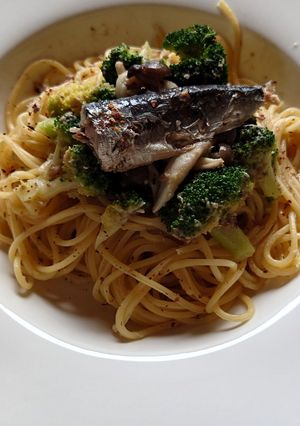 ブロッコリーとオイルサーディンのパスタ-レシピのメイン写真