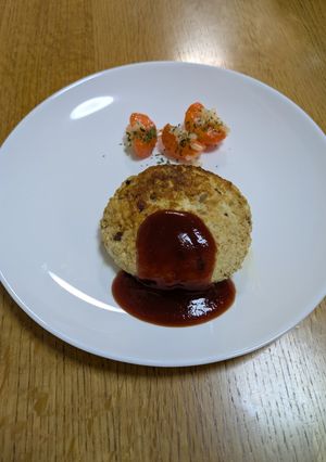 豆腐とひき肉のハンバーグ-レシピのメイン写真