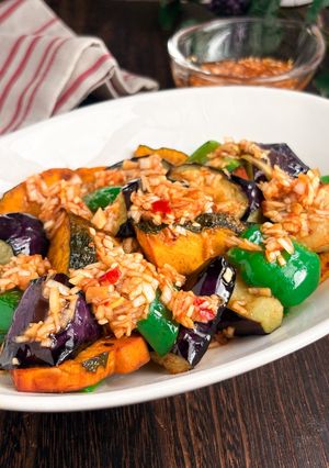 肉いらずの満足おかず!彩り夏野菜のピリ辛香味だれ-レシピのメイン写真