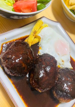 基本のハンバーグ-レシピのメイン写真