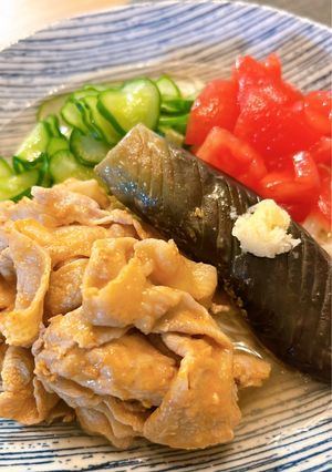 ごまダレ豚の具沢山そうめん!-レシピのメイン写真