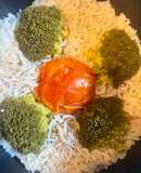 離乳食後期★しらすトマトごはん(軟飯)