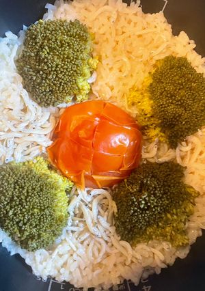離乳食後期★しらすトマトごはん(軟飯)-レシピのメイン写真