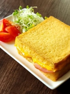 ひとり飯☆厚揚げサンド-レシピのメイン写真