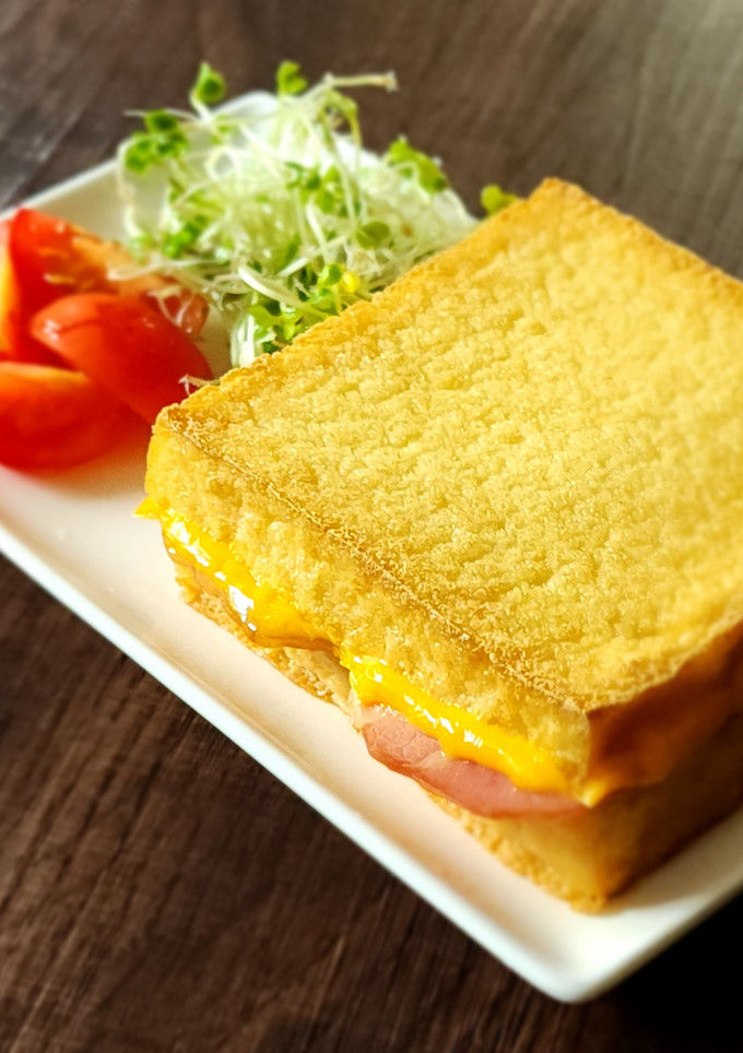 ひとり飯☆厚揚げサンド-レシピのメイン写真