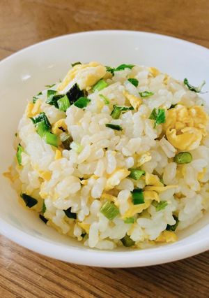 行者にんにくの卵チャーハン-レシピのメイン写真