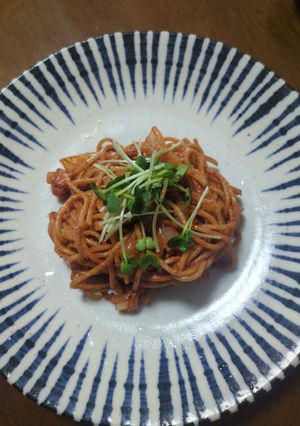 にんにくマヨナポリタン♫-レシピのメイン写真