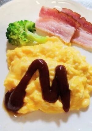 レンジでふわふわスクランブルエッグ-レシピのメイン写真