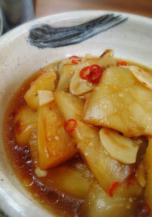 ＊なすとにんにくのピリ辛焼き煮浸し＊-レシピのメイン写真