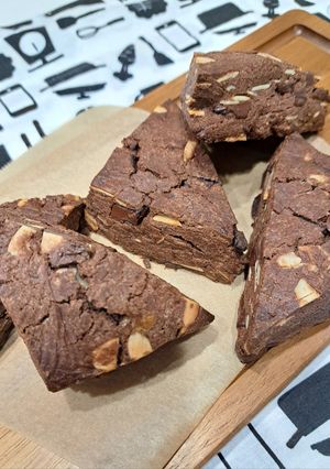 米粉のココア&チョコスコーン♡-レシピのメイン写真