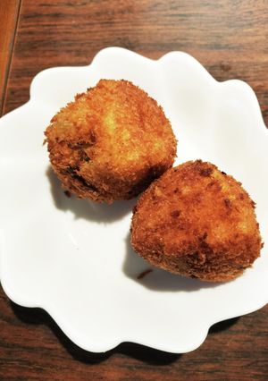 大豆粉とじゃがいも納豆無骨なコロッケ-レシピのメイン写真