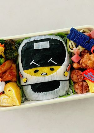 電車弁当 ぐでたまスマイルトレイン♪-レシピのメイン写真