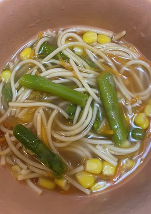 食べるパスタスープ 自分用-レシピのメイン写真