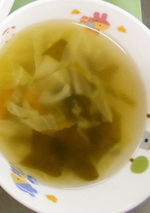 ≪給食≫コンソメスープ-レシピのメイン写真
