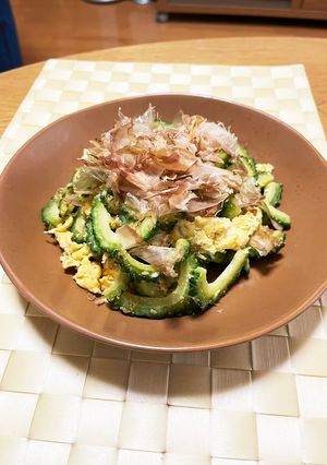 ゴーヤとジャコのエスニック炒め-レシピのメイン写真