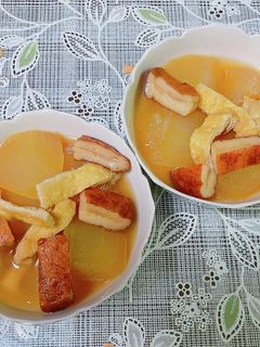 冬瓜と練り物の煮物-レシピのメイン写真