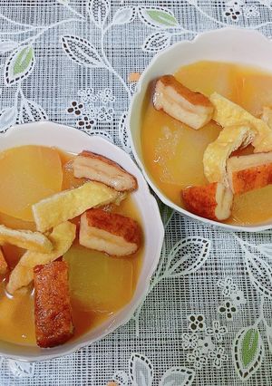 冬瓜と練り物の煮物-レシピのメイン写真