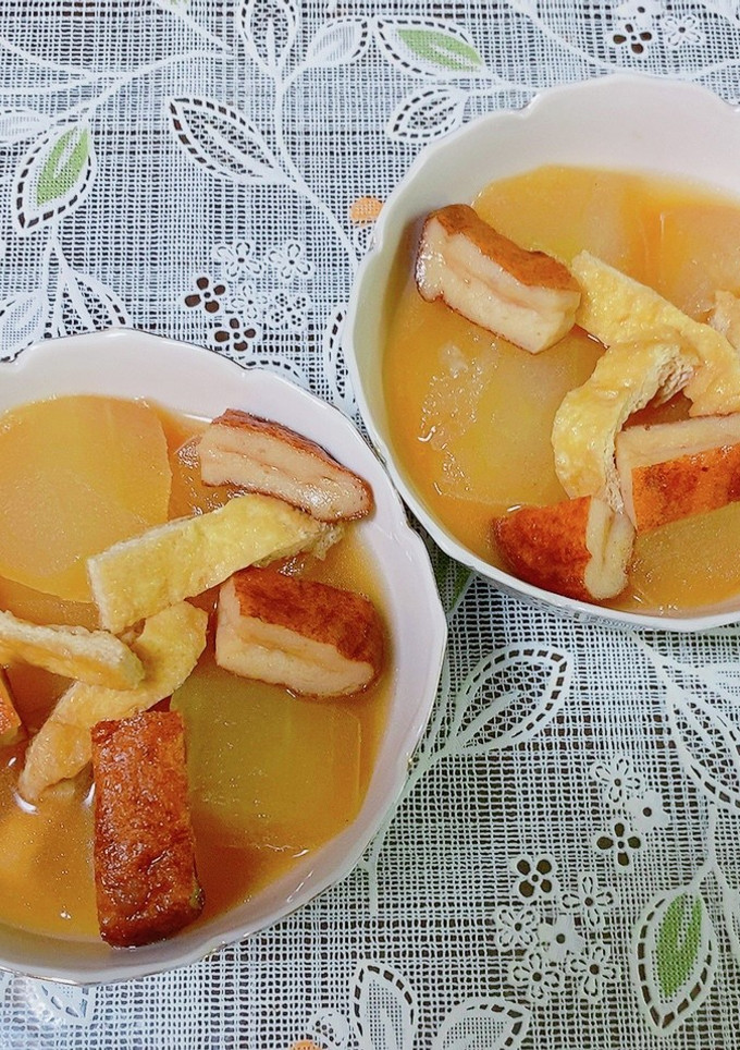 冬瓜と練り物の煮物-レシピのメイン写真