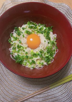 簡単！白だし＆ごま油で作る無限そうめん-レシピのメイン写真