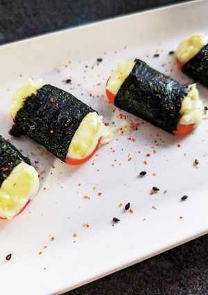 10分で作る！チーズとかまぼこ海苔巻き-レシピのメイン写真