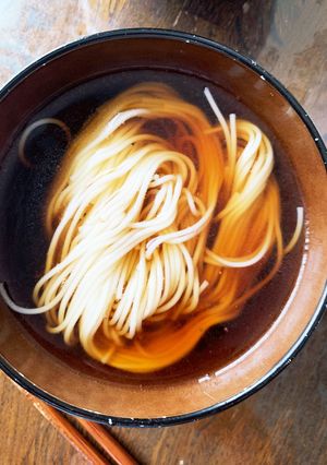 お一人様！ポン酢でさっぱり簡単そうめん汁-レシピのメイン写真