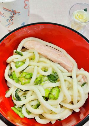 夏にサッパリランチ♪オクラとろろうどん☆-レシピのメイン写真