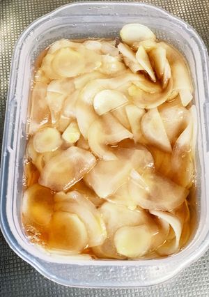 新生姜で甘酢漬け-レシピのメイン写真