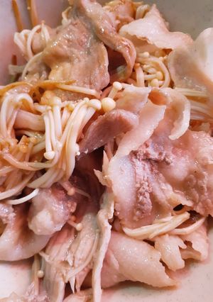 簡単★えのきとスライス豚肉の旨旨炒め-レシピのメイン写真
