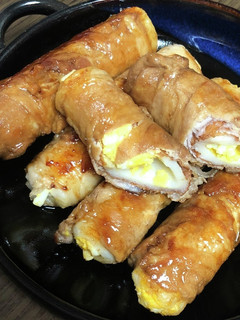肉巻きちくわエッグ♪-レシピのメイン写真