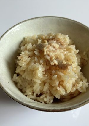 ꕤレンジで1合炊き込みご飯(鶏もも肉)ꕤ-レシピのメイン写真