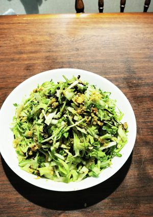 キャベツと炒り卵とかいわれのさっぱり和え-レシピのメイン写真