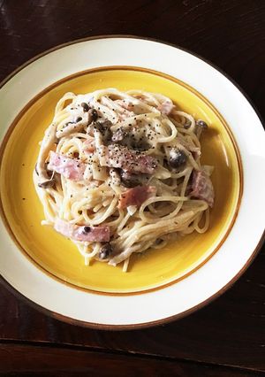 酒粕豆乳クリームパスタ-レシピのメイン写真