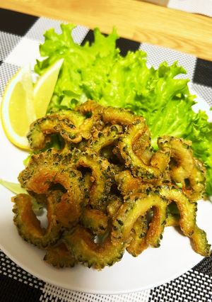 ゴーヤフライ-レシピのメイン写真