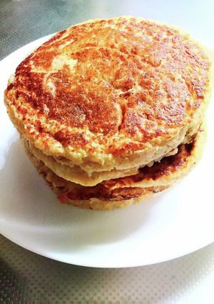 オートミールとおからパウダーのパンケーキ-レシピのメイン写真