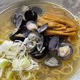 シジミの冷たいラーメン