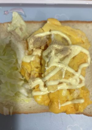 オガタ家　夜食　だし玉子サンド-レシピのメイン写真
